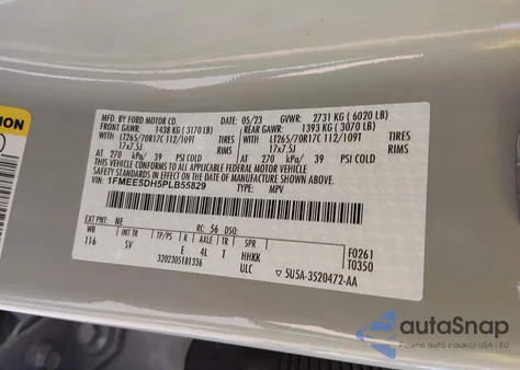 2023 Ford Bronco Black Diamond from USA, damaged, VIN 1FMEE5DH5PLB55829